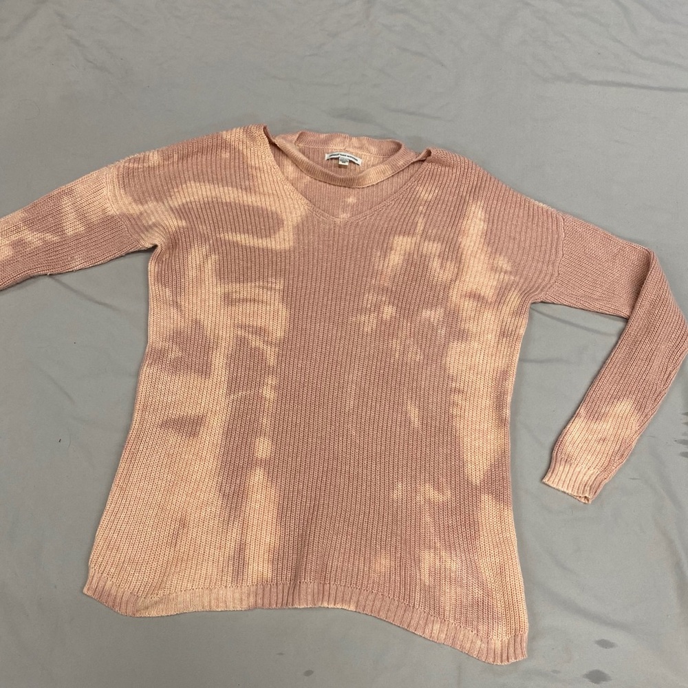 Distressed sweater